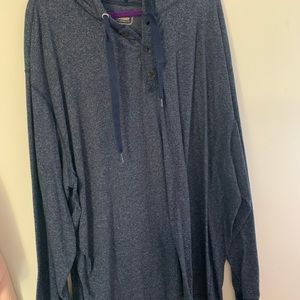 Men’s big and tall pullover hoodie